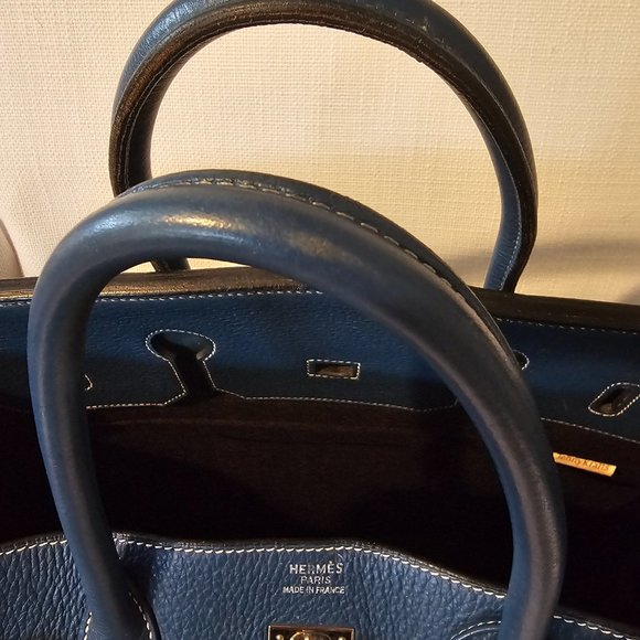Hermes Birkin 40 Blue Palladium hardware - Picture 7 of 16